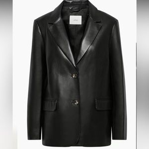 Aritzia Wilfred Memories Leather Blazer